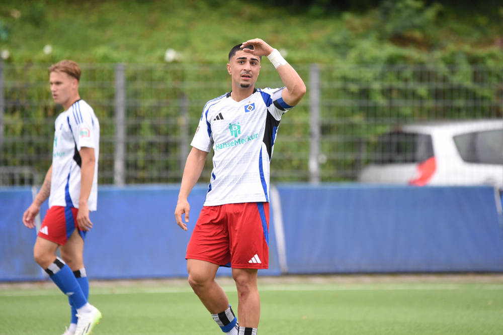 Frust pur: HSV-Kapitän Milad Nejad Haji Lor beim 0:6 gegen den TSV Havelse.