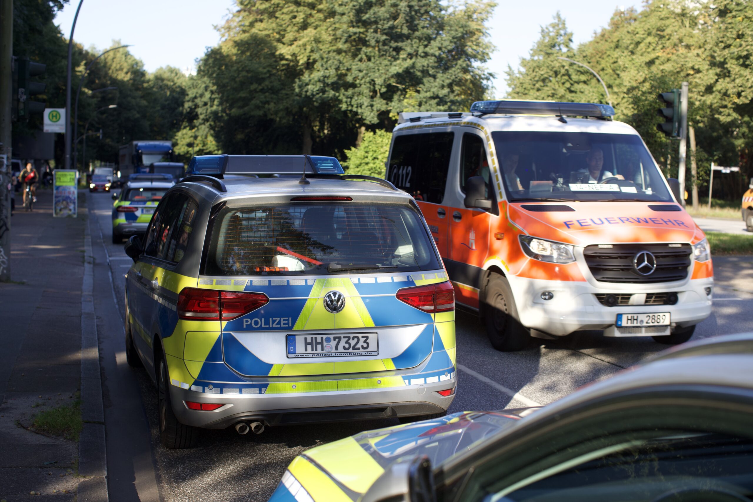 Polizeieinsatz Eimsbüttler Markplatz