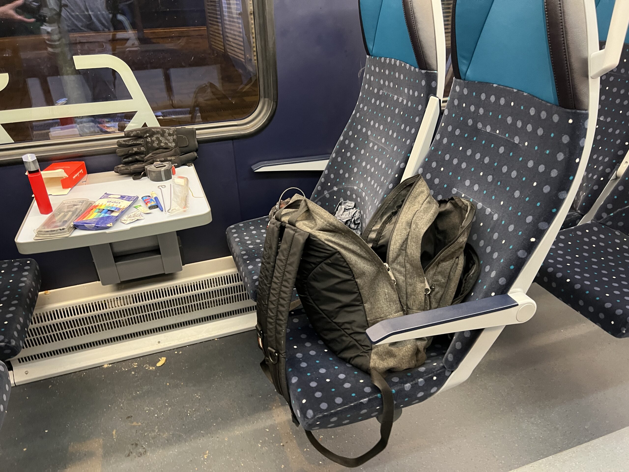 Dieser Rucksack war Auslöser einer stundenlangen Sperrung des Heider Bahnhofs.