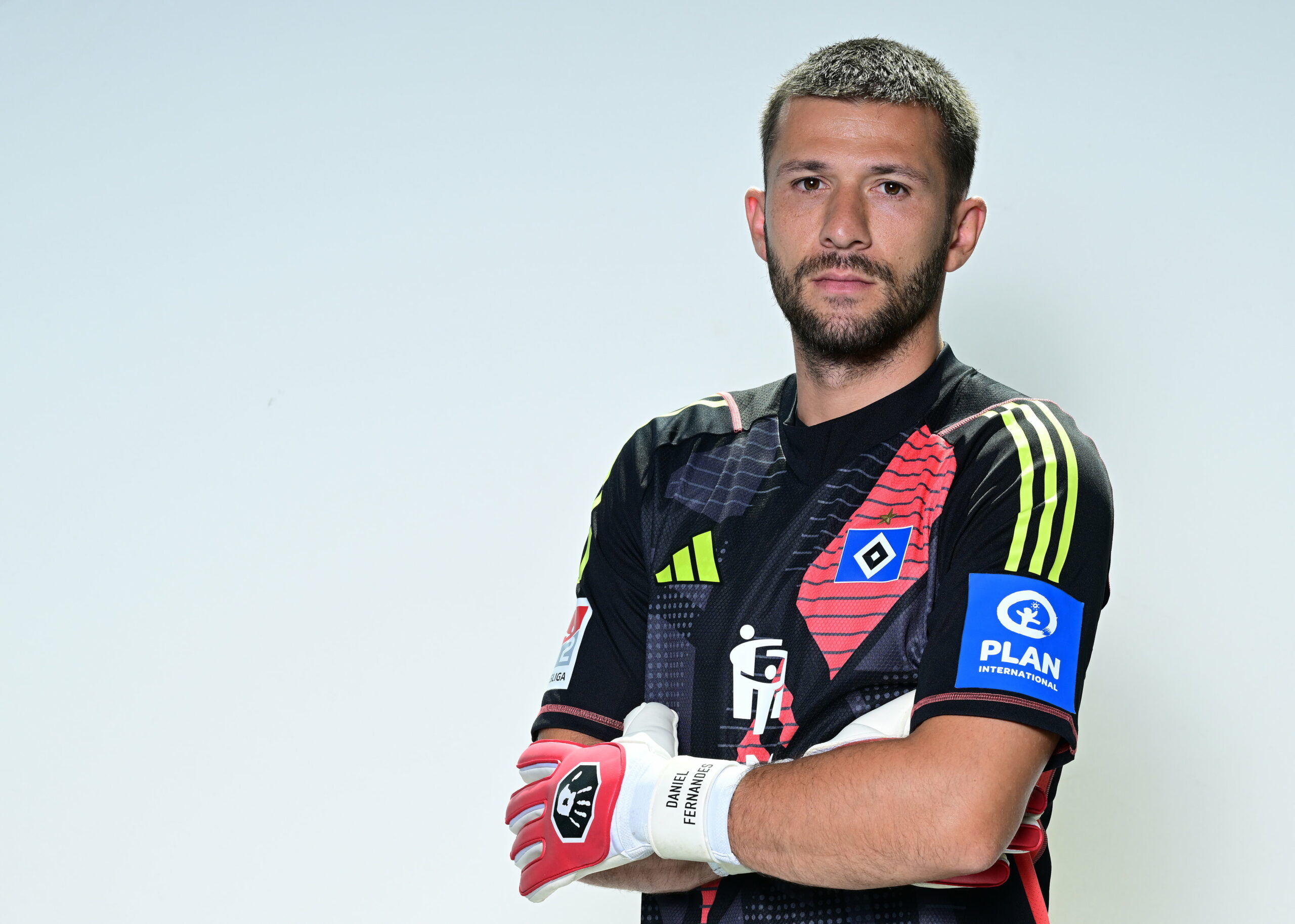 Daniel Heuer Fernandes beim Fotoshooting des HSV