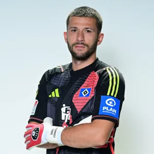 Daniel Heuer Fernandes beim Fotoshooting des HSV