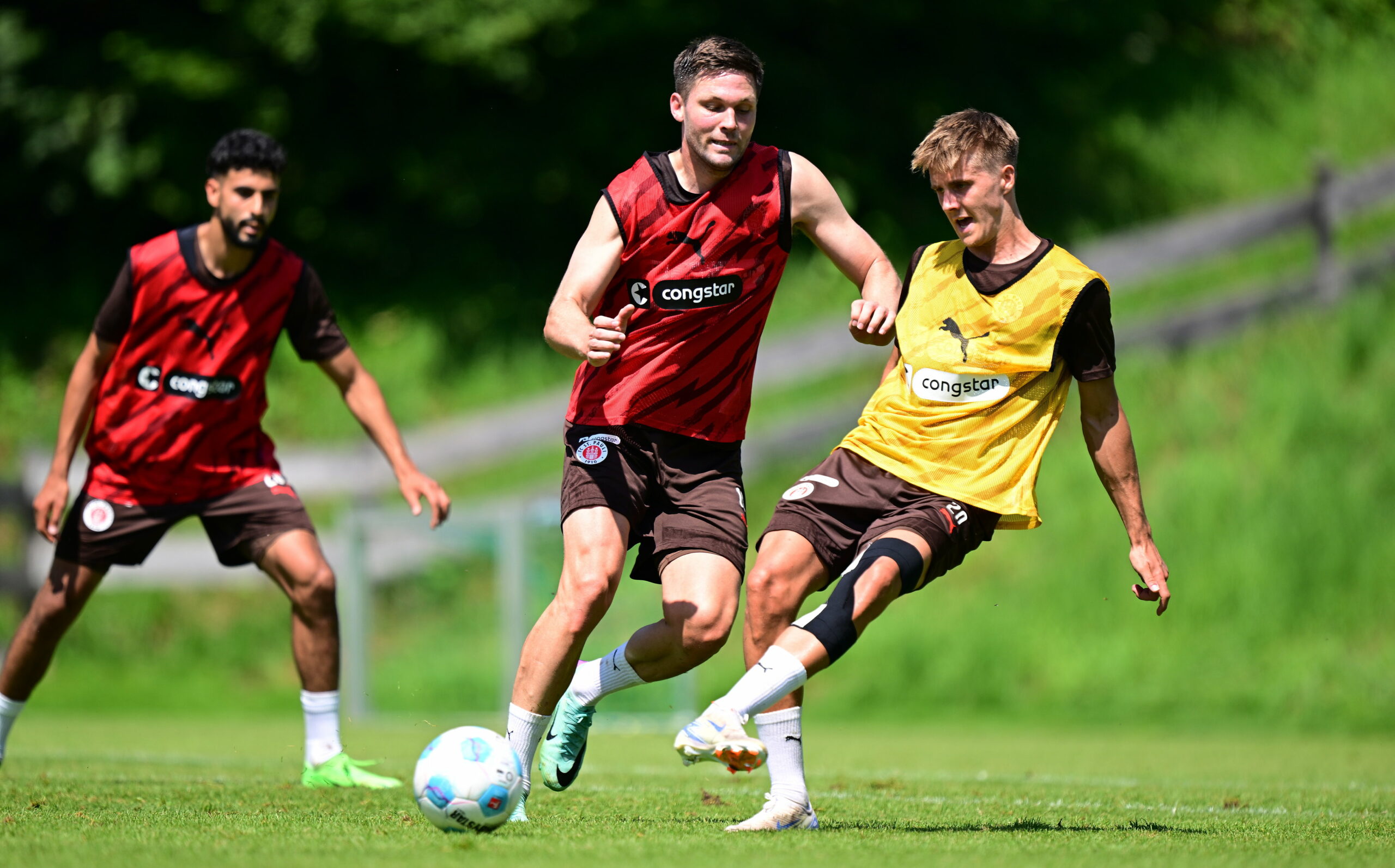 Andreas Albers und Erik Ahlstrand beim Trainingslager in Scheffau