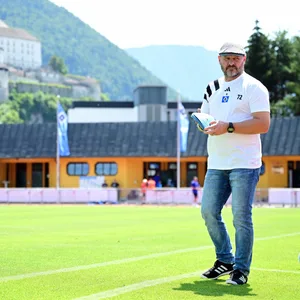 Steffen Baumgart am Spielfeldrand