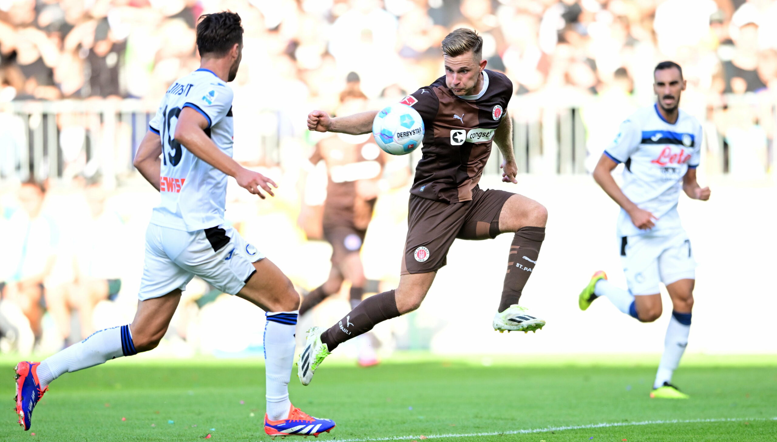 Johannes Eggestein im Testspiel gegen Atalanta Bergamo