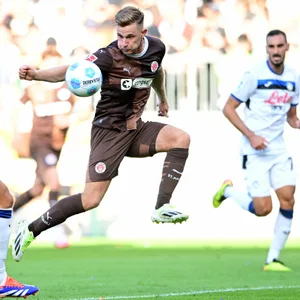 Johannes Eggestein im Testspiel gegen Atalanta Bergamo