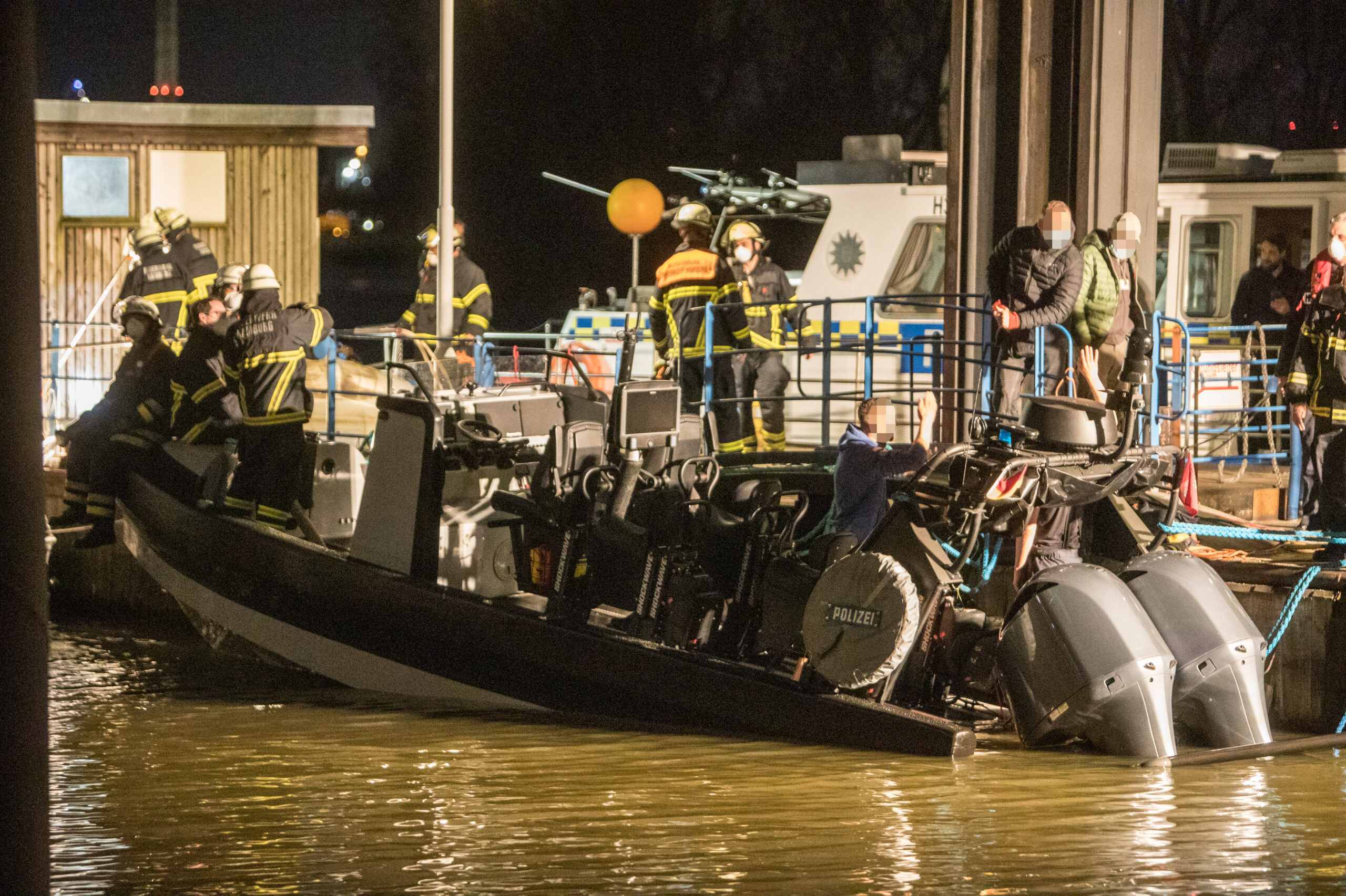 Das SEK-Einsatzboot hatte am 19. April 2021 plötzlich Wasser aufgenommen.