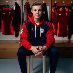 Moritz Sauter in der Kabine