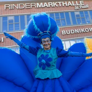 Das Einkaufszentrum Rindermarkthalle auf St. Pauli feiert 10. Geburtstag.