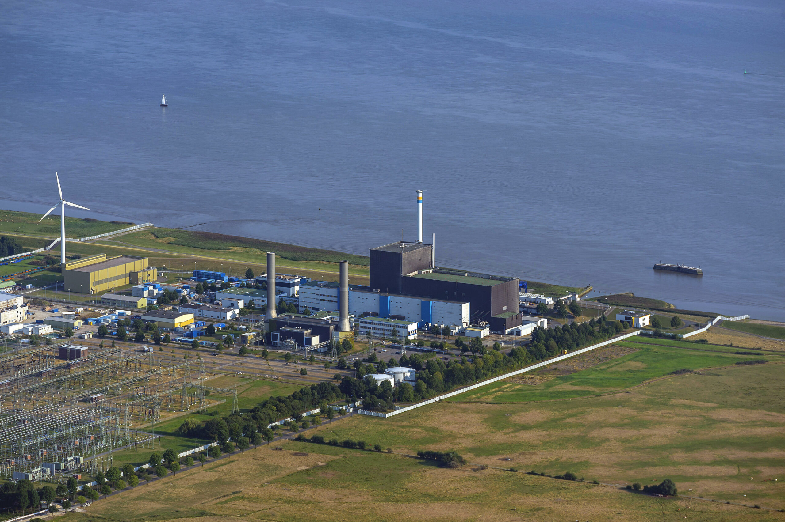 Das Atomkraftwerk in Brunsbüttel