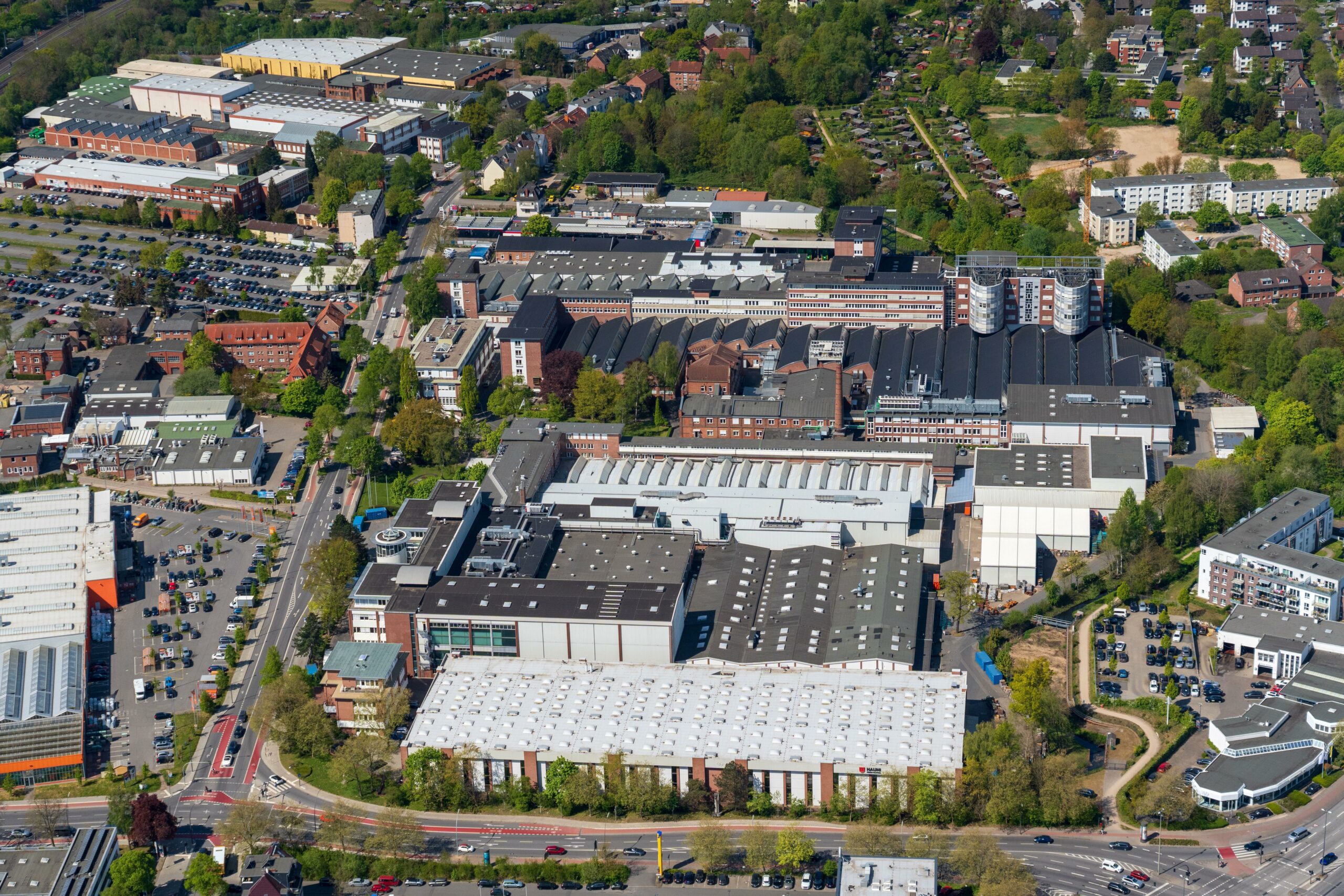 Was passiert mit dem Industrie-Gelände des Maschinenbauers Hauni in Bergedorf?