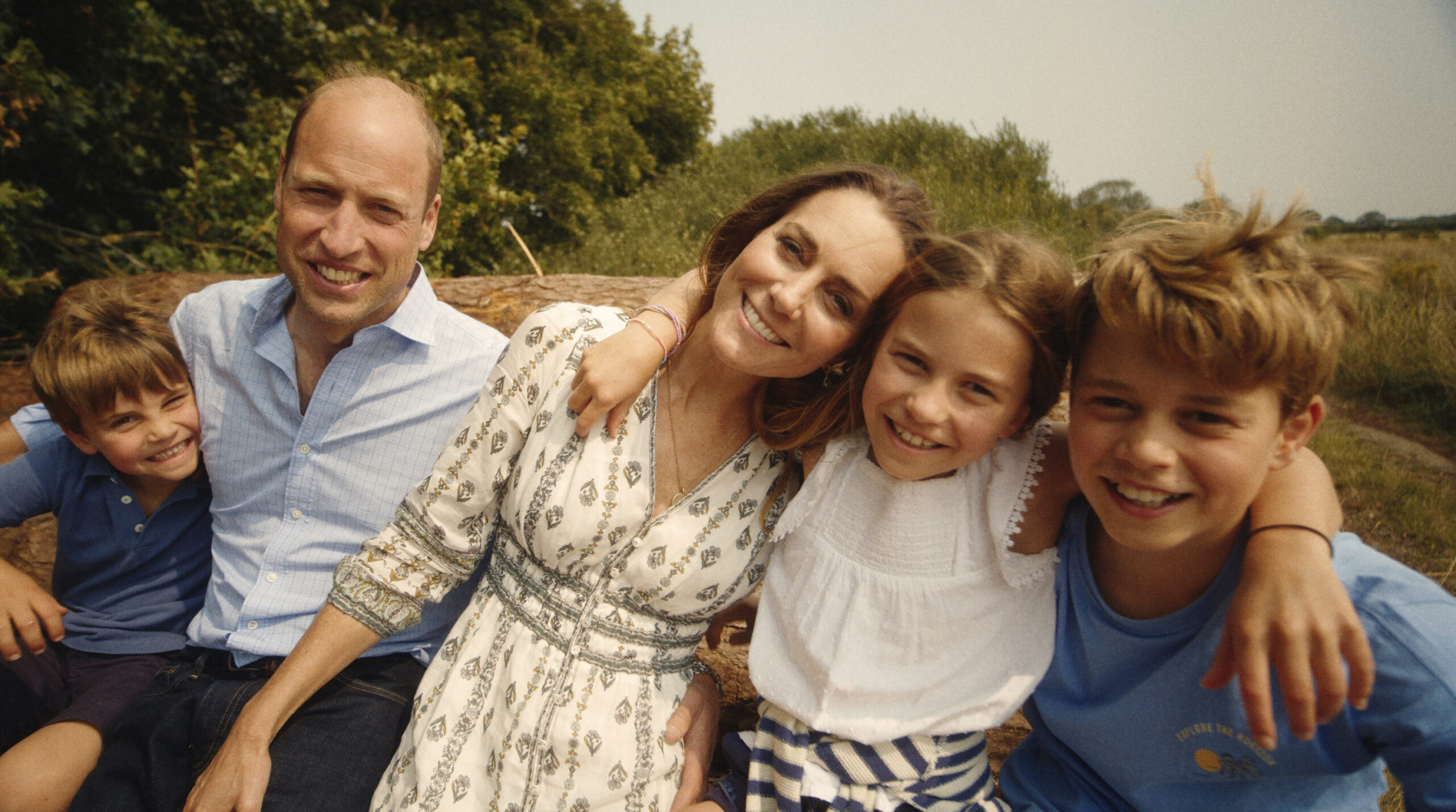 Prinzessin Kate mit ihrer Familie