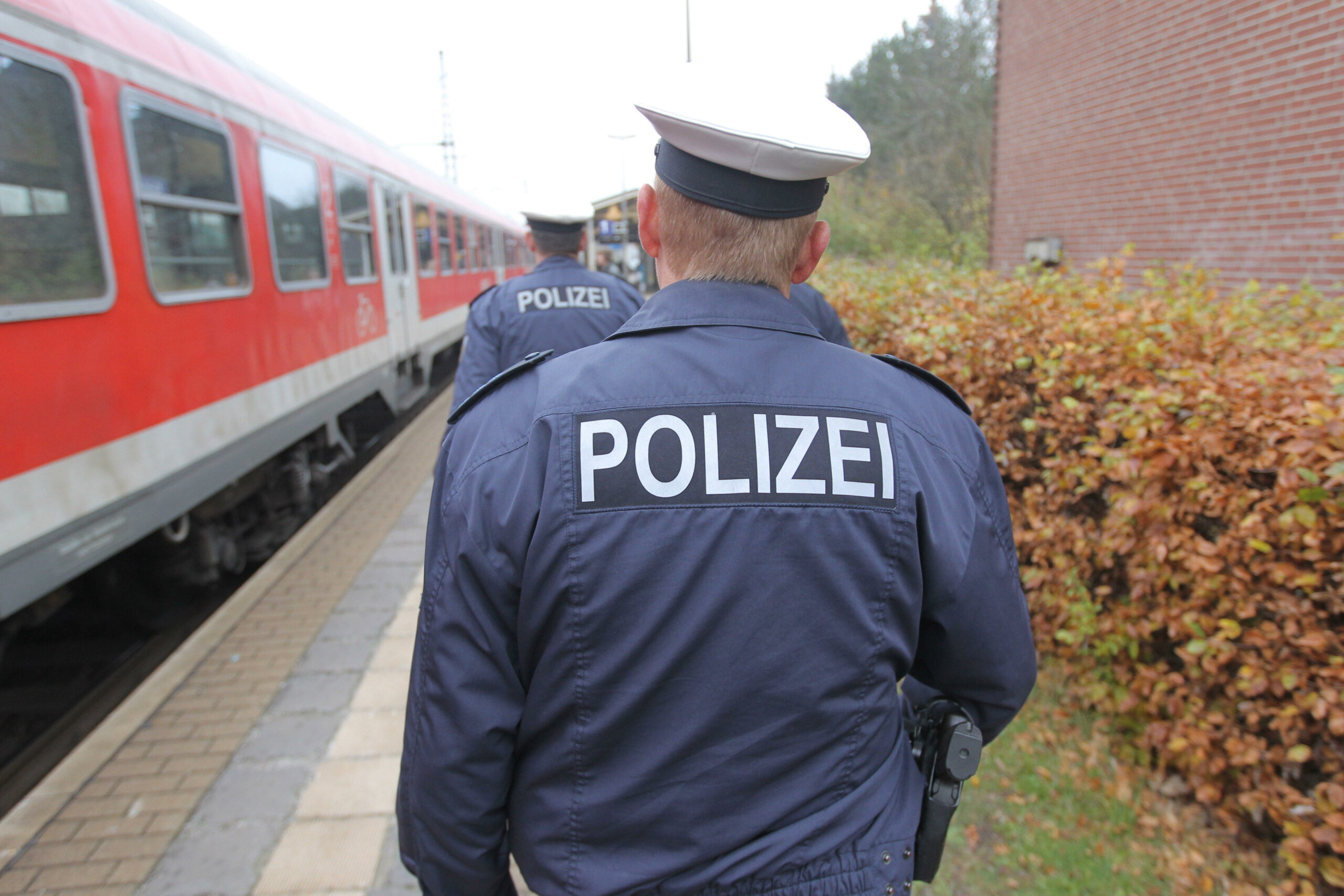 Die Bundespolizei musste anrücken (Symbolfoto).