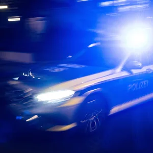 Polizeiauto Sirene Nacht