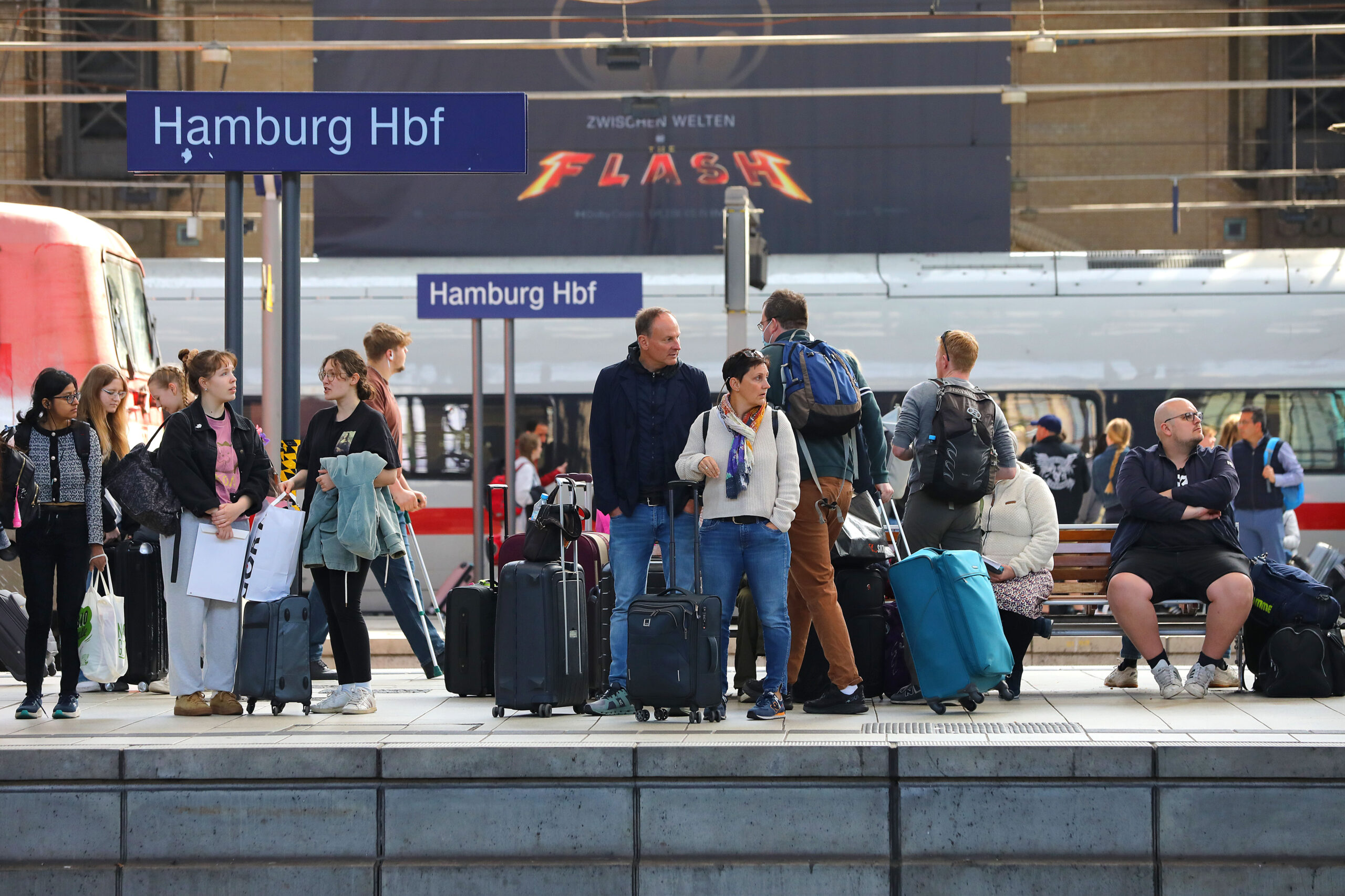 Hamburg Hauptbahnhof Plattform