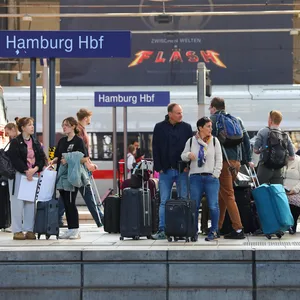 Hamburg Hauptbahnhof Plattform