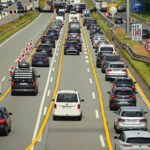 Horster Dreieck auf der A1 in Hamburg