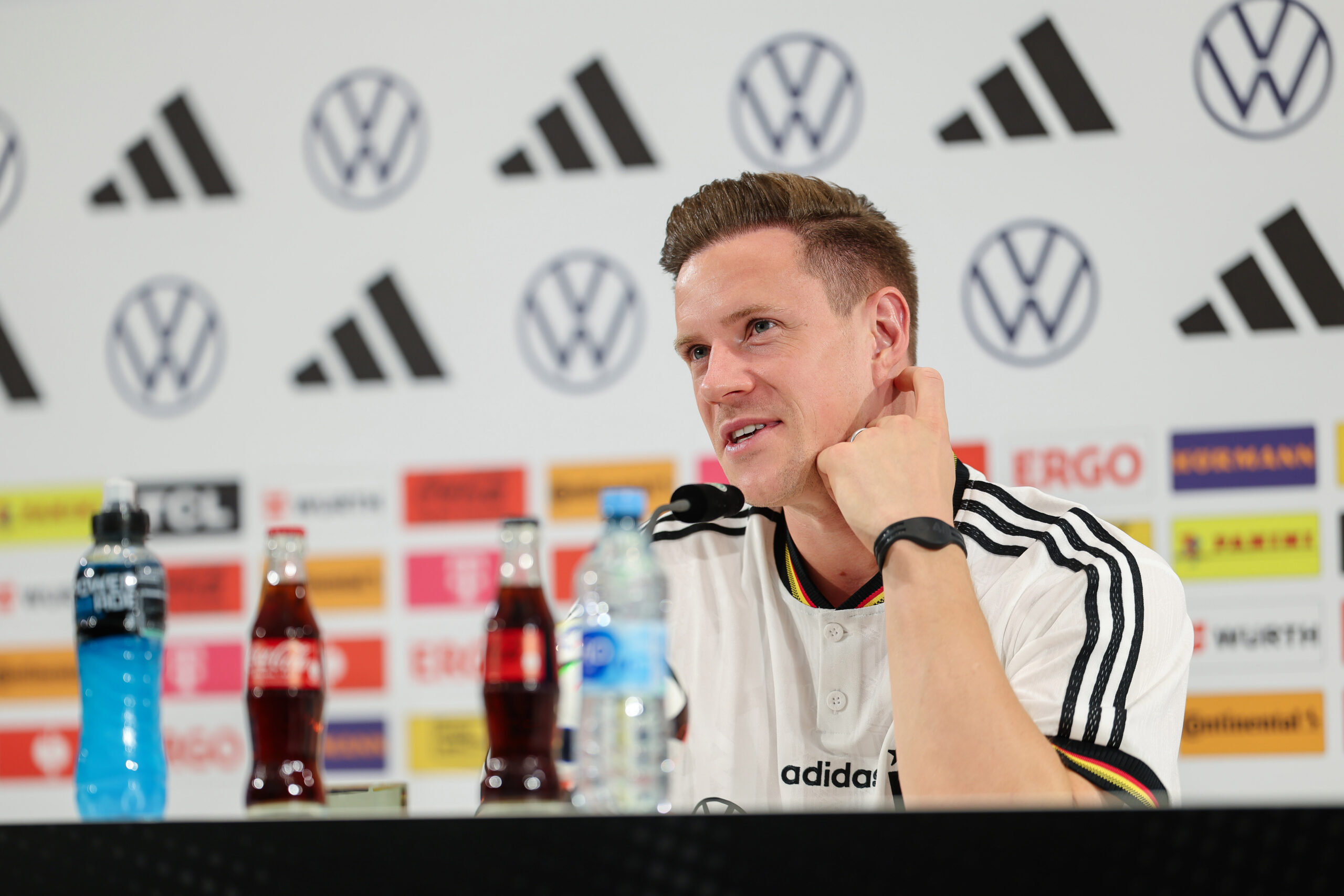 Marc-Andre ter Stegen bei der Pressekonferenz