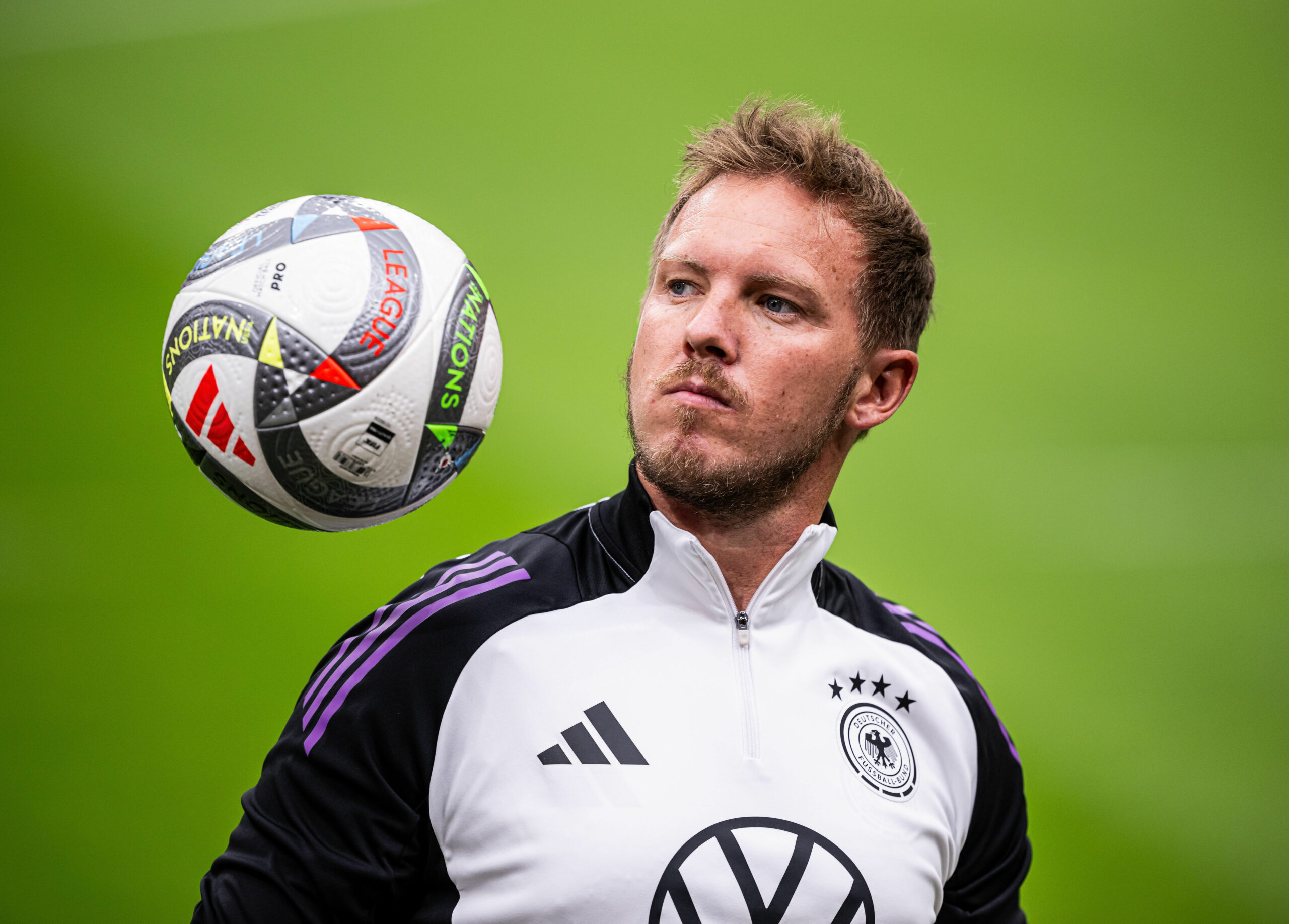 Julian Nagelsmann beim Abschlusstraining in Amsterdam