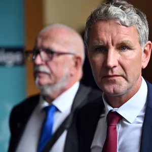 Björn Höcke und Jürgen Treutler