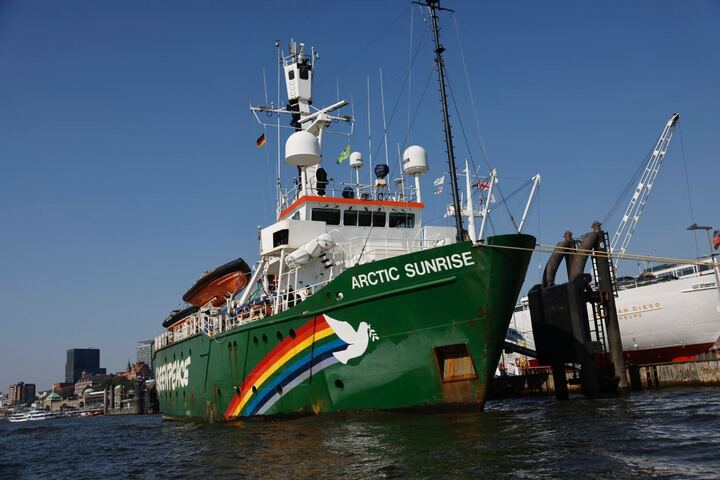 Greenpeace-Schiff „Arctic Sunrise“.