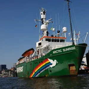 Greenpeace-Schiff „Arctic Sunrise“.