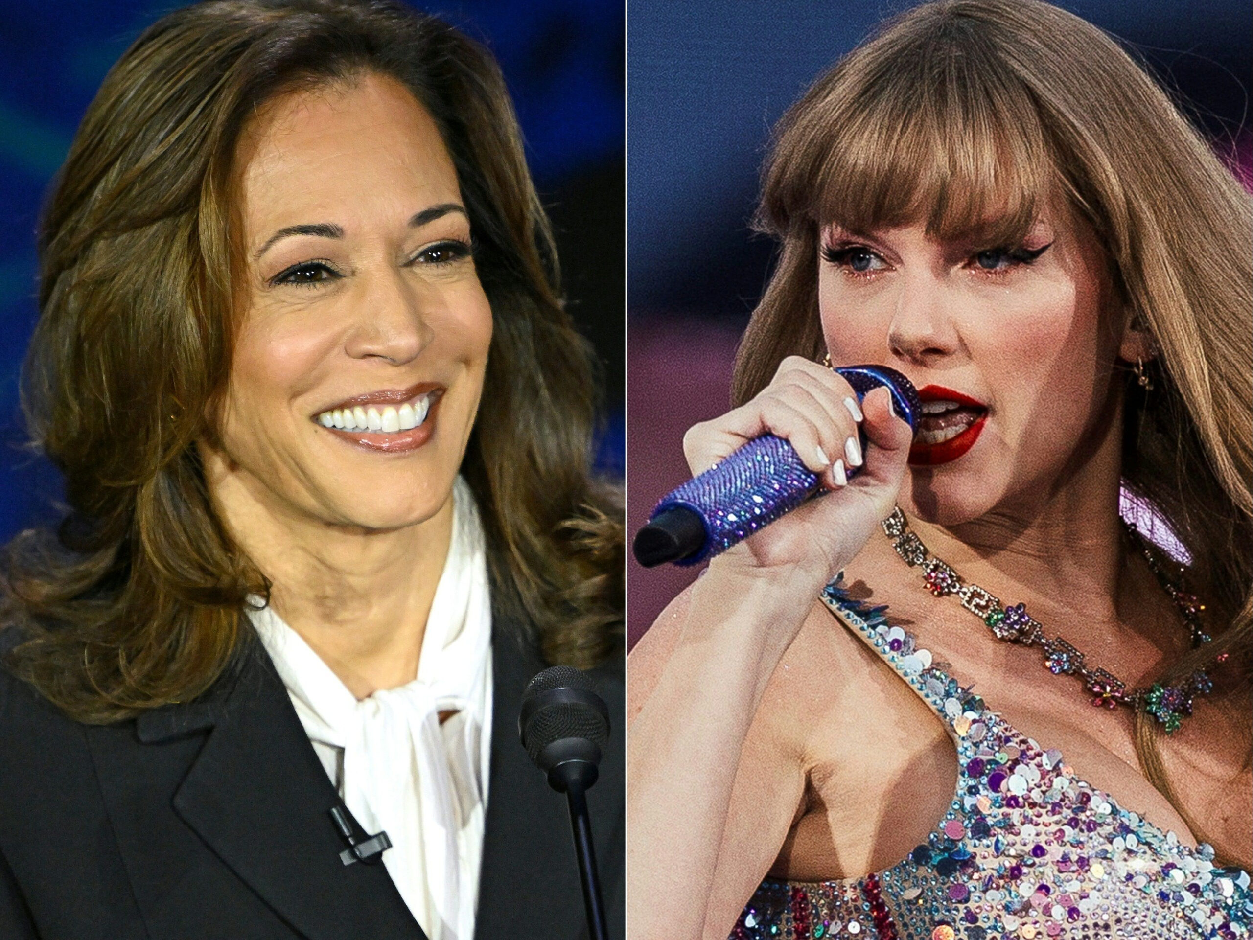 Kamala Harris und Taylor Swift