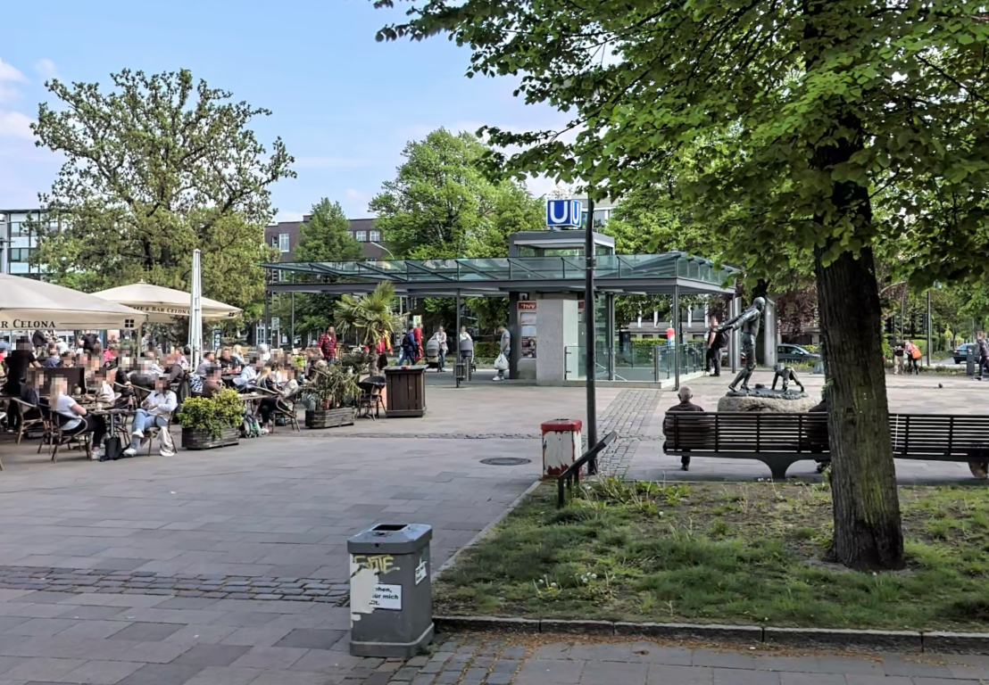 Der U-Bahnhof Wandsbek Markt (Archivbild).