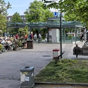 Der U-Bahnhof Wandsbek Markt (Archivbild).