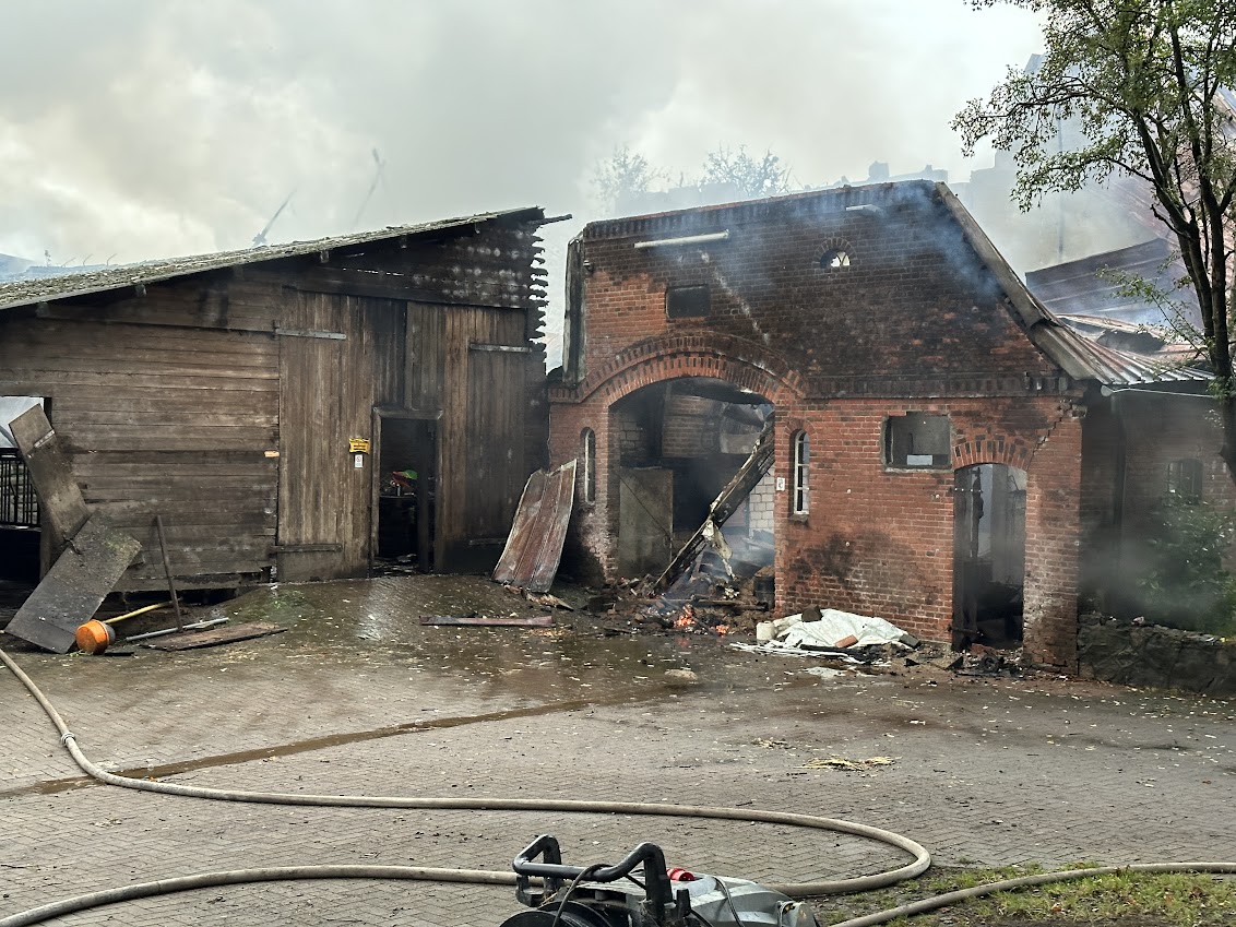 Scheunenbrand in Ellerdorf: