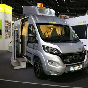 Das Wohnmobil wurde offenbar in der Nacht gestohlen. Durch modernster Technik konnten es Einsatzkräfte der Polizei sicherstellen.