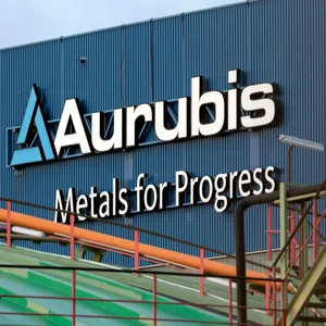 Aurubis Schriftzug
