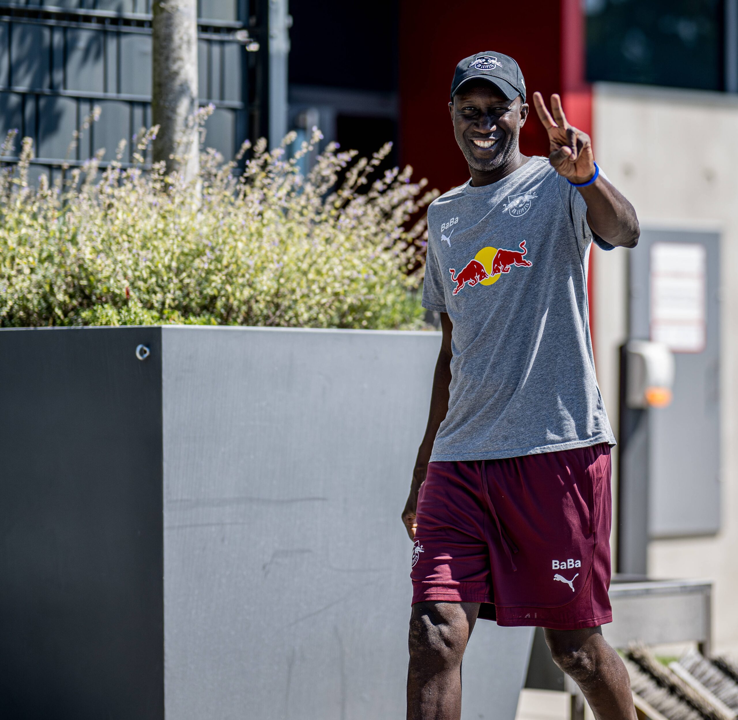 Babacar N'Diaye als Teammanager von RB Leipzig