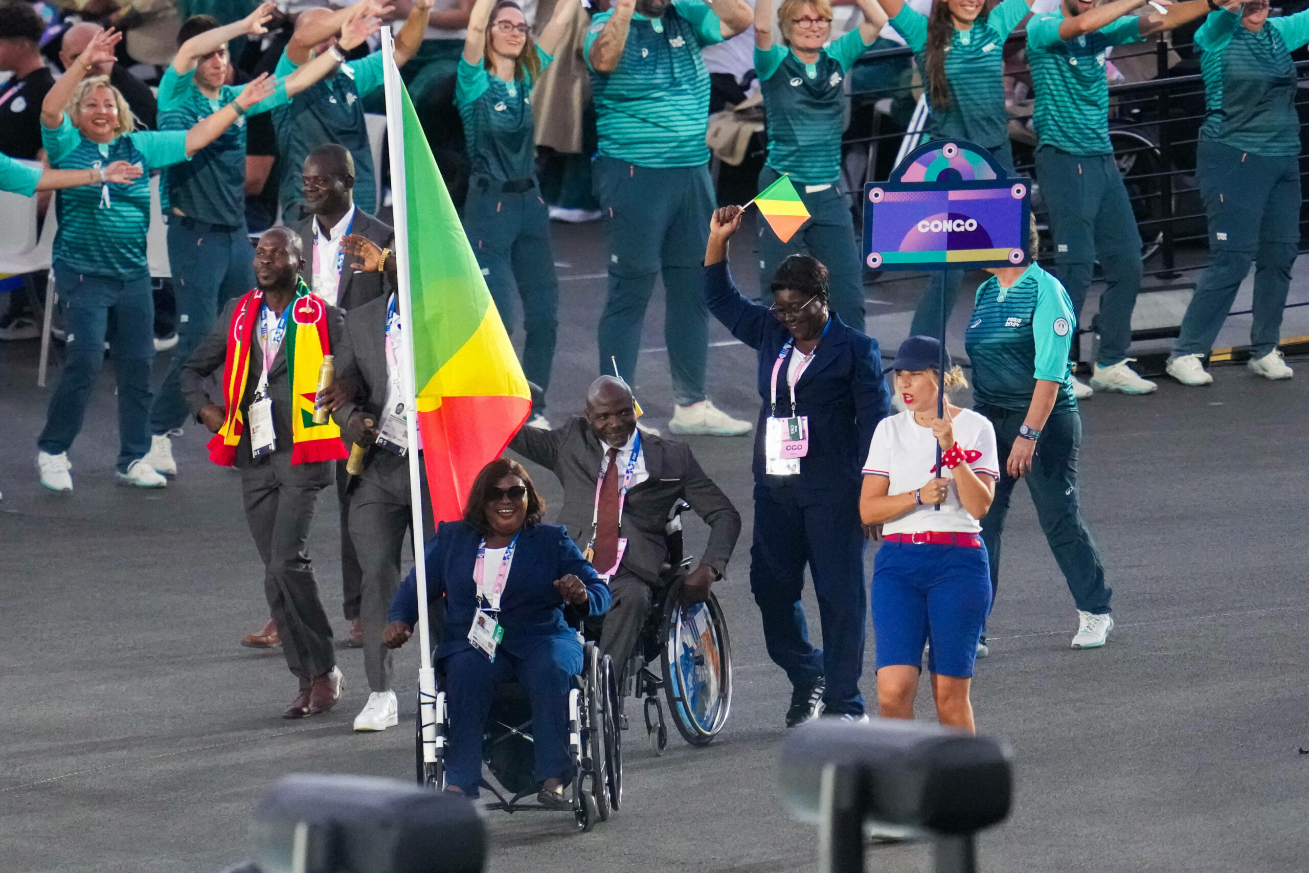 Kongolesische Delegation bei den Paralympischen Spielen