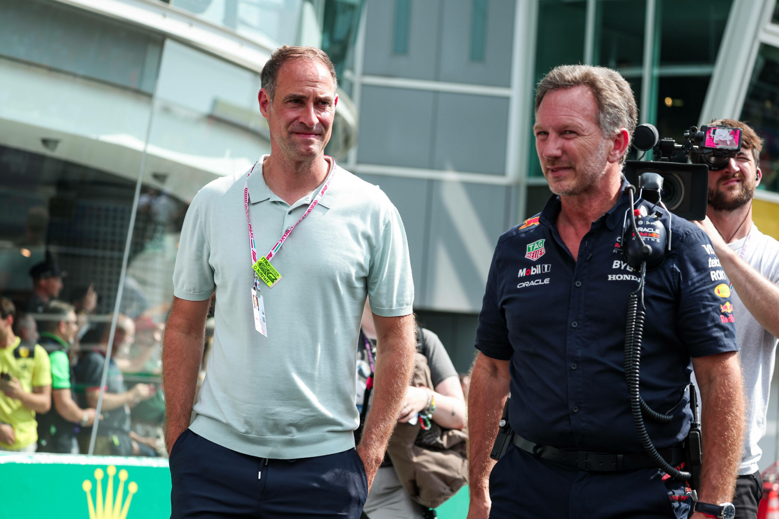 Oliver Mintzlaff und Christian Horner