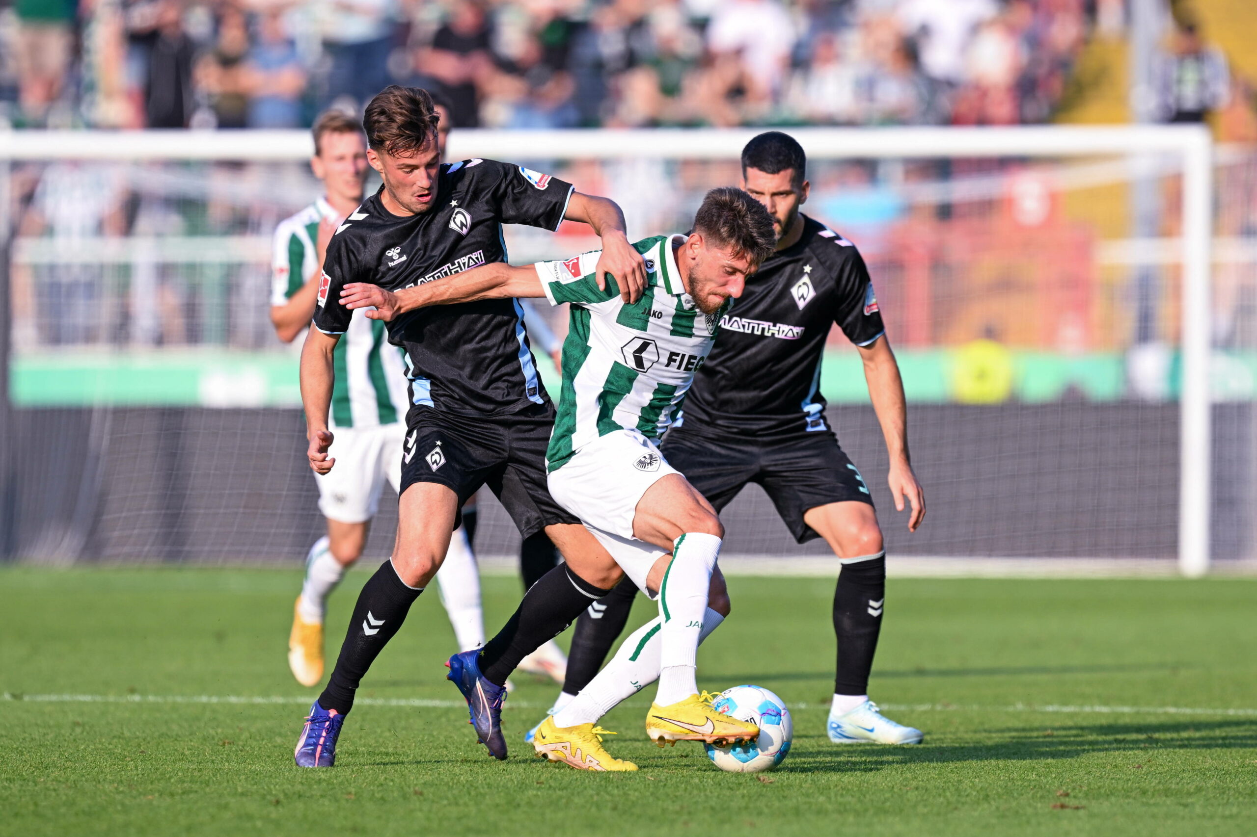 Werder Bremen gegen Preußen Münster