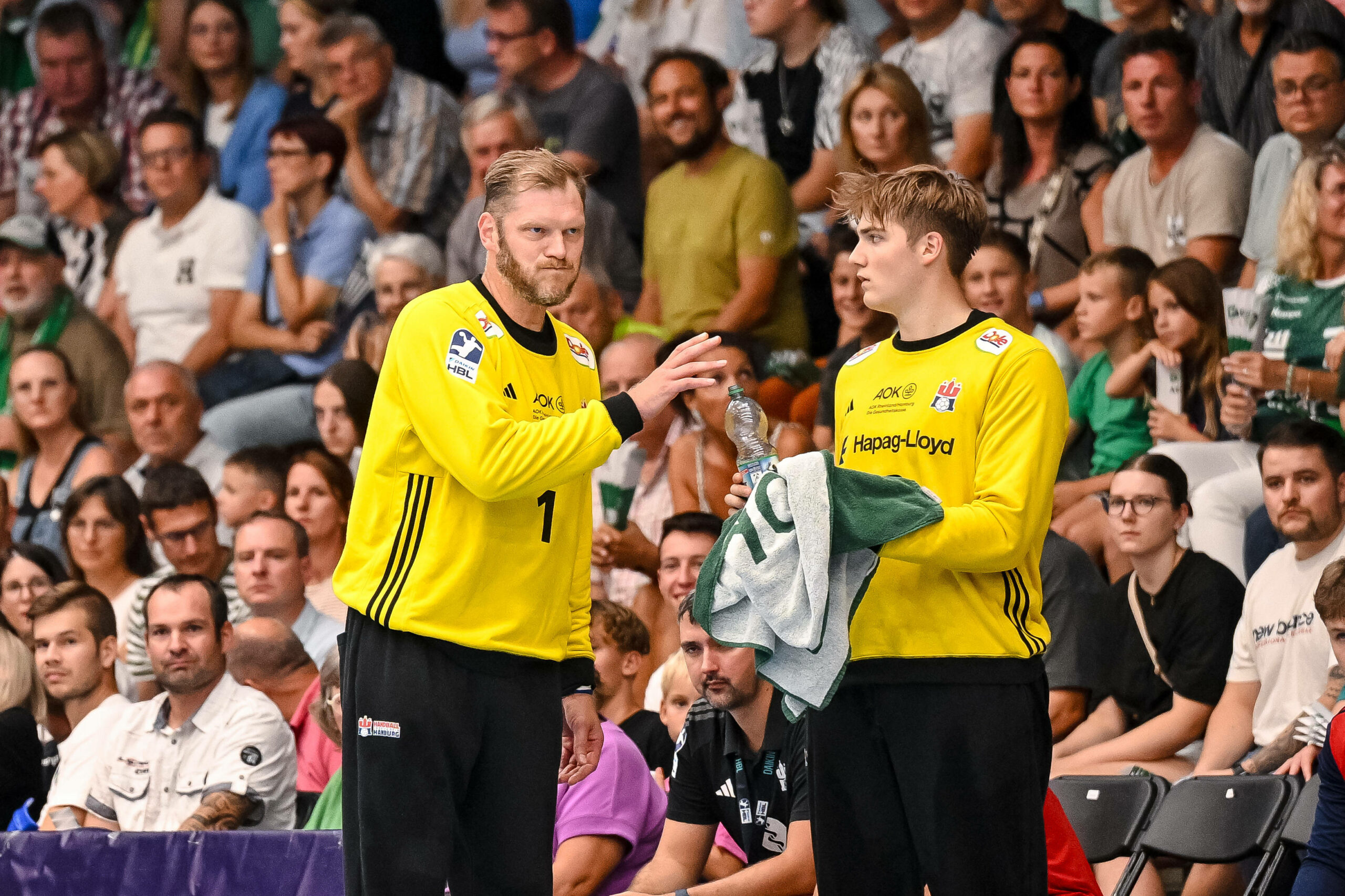 HSVH-Torhüter-Duo Jogi Bitter und Finn Knaack