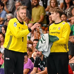 HSVH-Torhüter-Duo Jogi Bitter und Finn Knaack