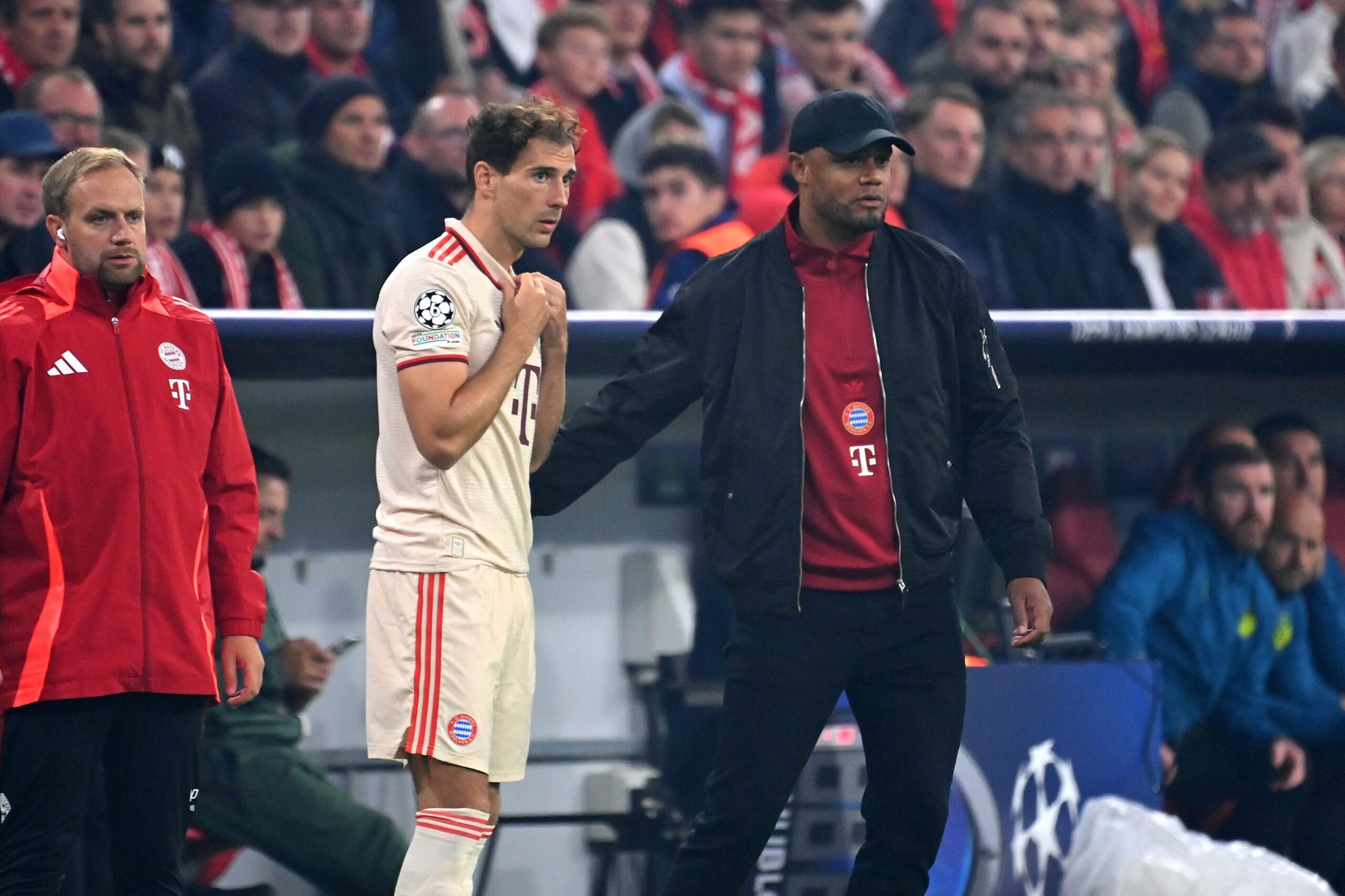 Vincent Kompany wechselt Leon Goretzka gegen Zagreb ein.