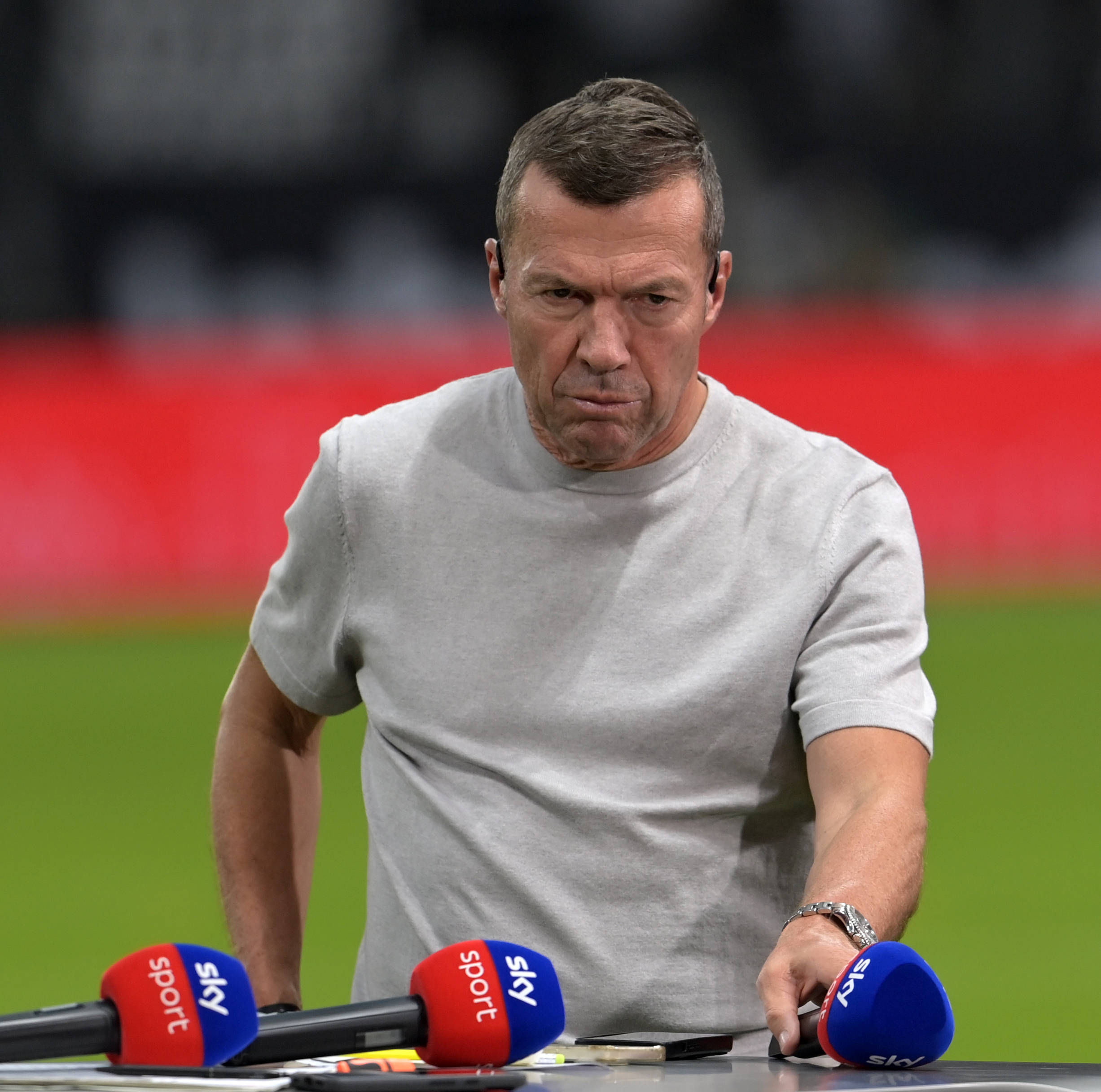 Lothar Matthäus im Einsatz als Sky-Experte.