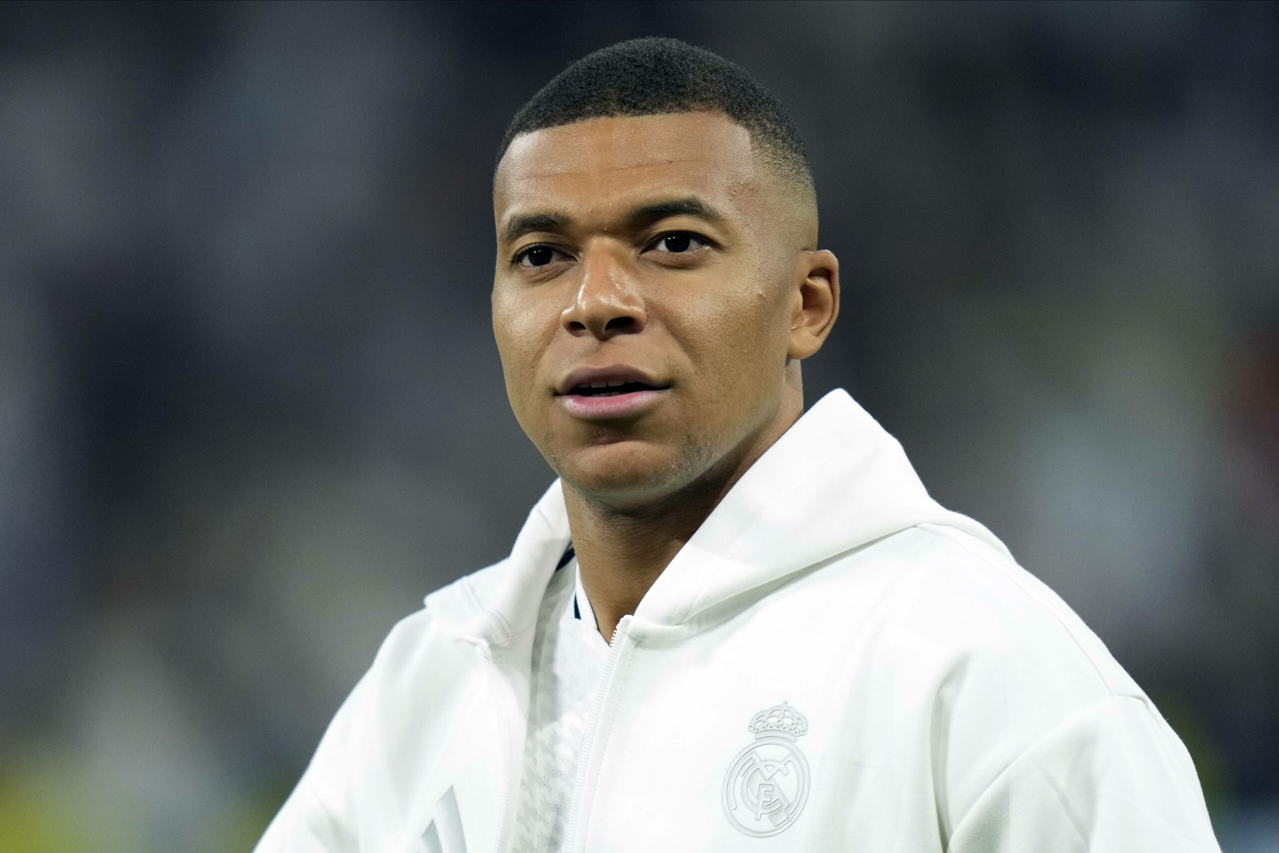 Mbappé im Trainingsanzug von Real Madrid