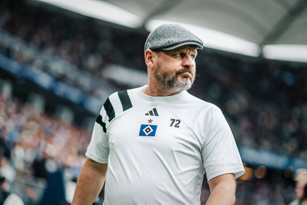 HSV-Trainer Steffen Baumgart war insbesondere nach dem 2:2 gegen Paderborn nicht zum Lachen zu Mute.