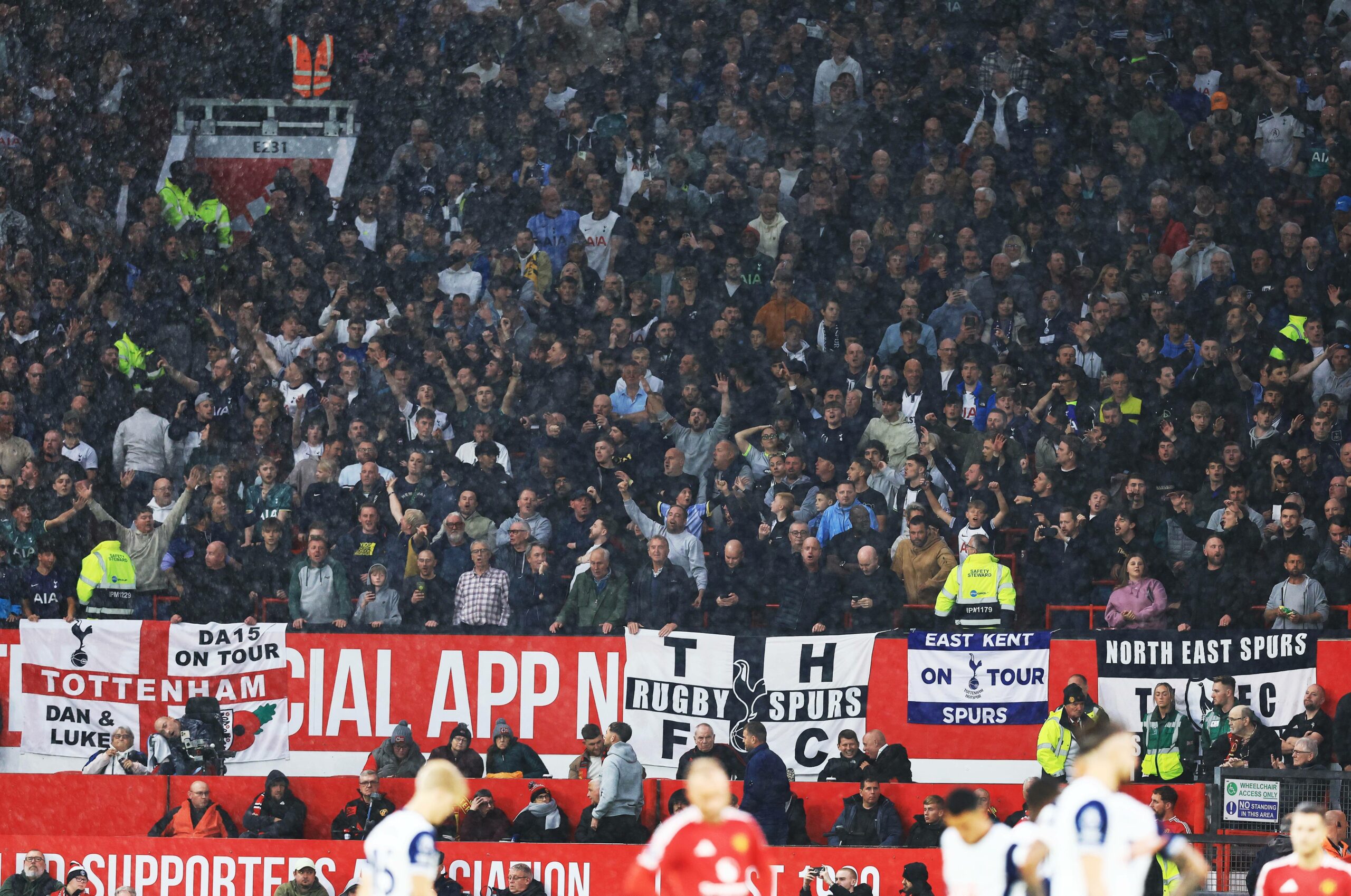 Tottenham-Fans in Manchester