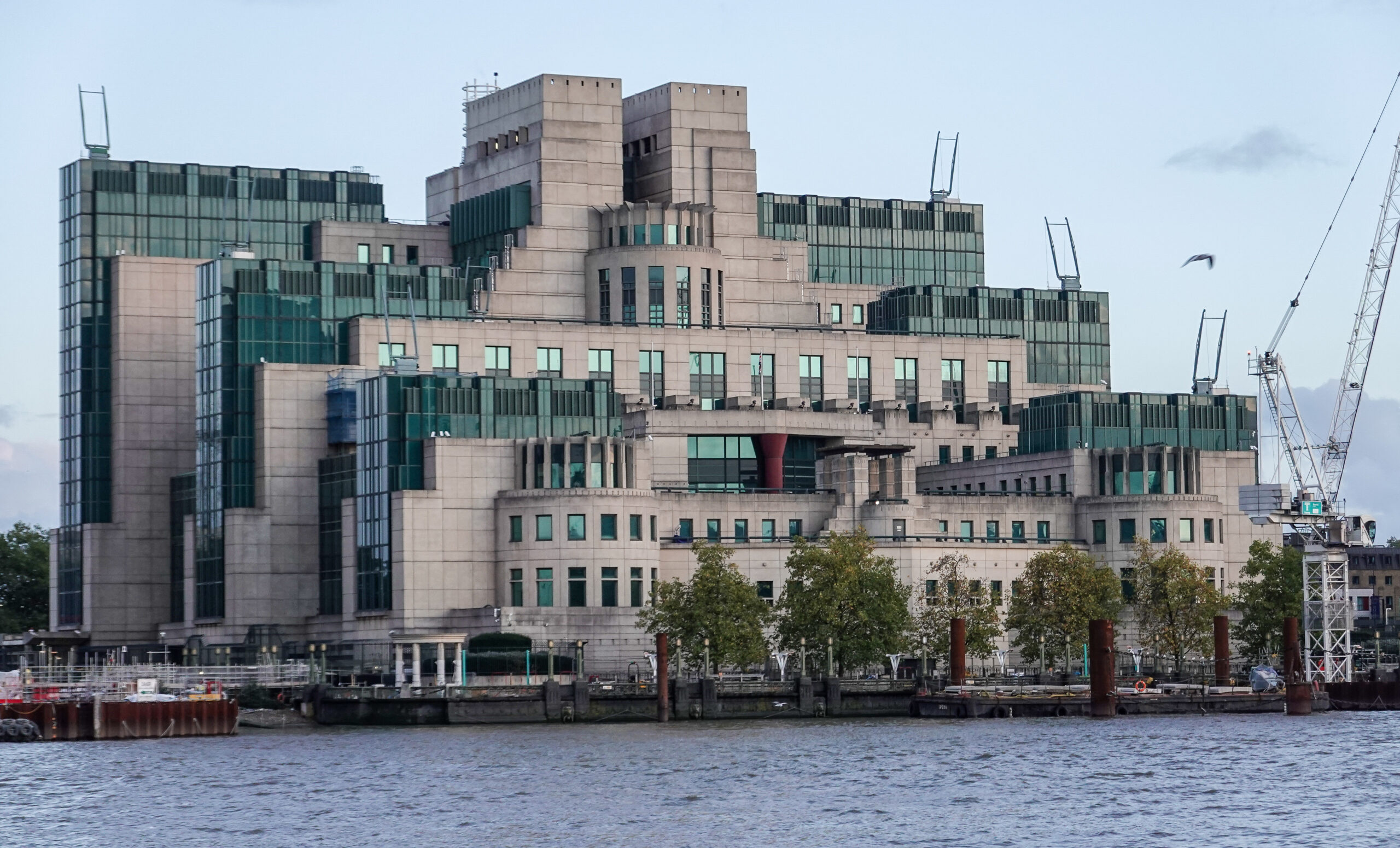 Das Gebäude des Geheimdienstes MI6 in London.