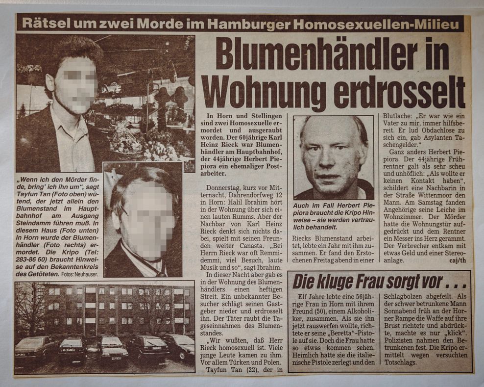 Am 16. März 1992 berichtete die MOPO erstmals über den Fall.