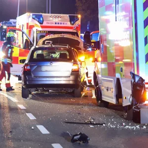 Unfallstelle auf der Hamburger Straße in Kaltenkirchen.