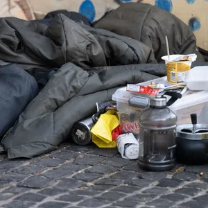 In Hamburg sind seit November 48 Obdachlose gestorben (Symbolbild).