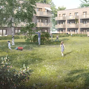 Visualisierung des zukünftigen Neubaus in Jenfeld