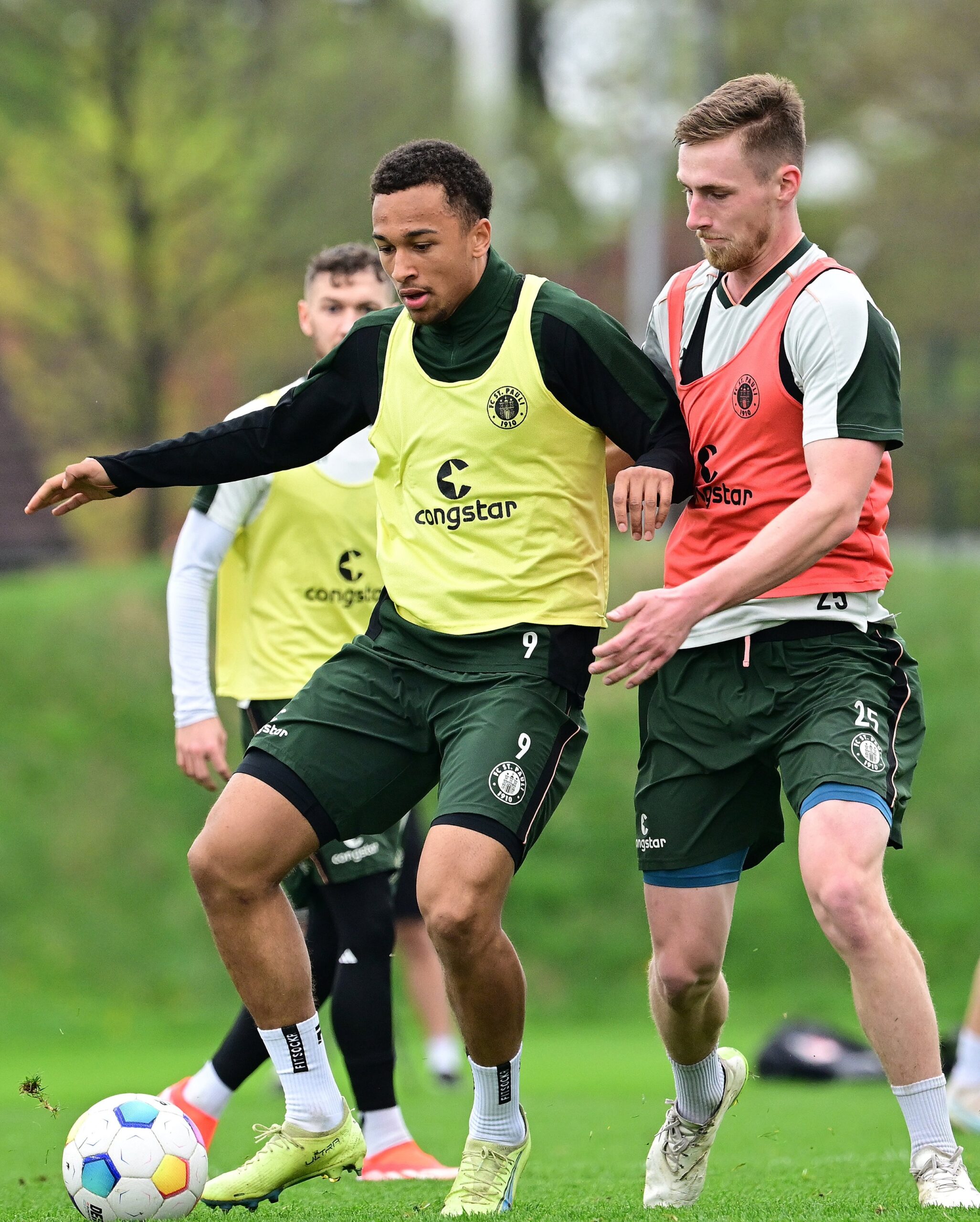 Eric da Silva Moreira und Tjark Scheller im Training