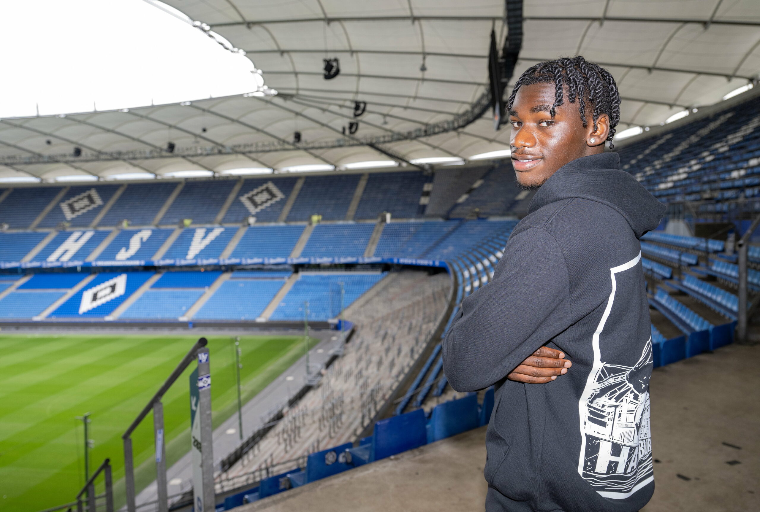 Fabio Baldé im Volksparkstadion