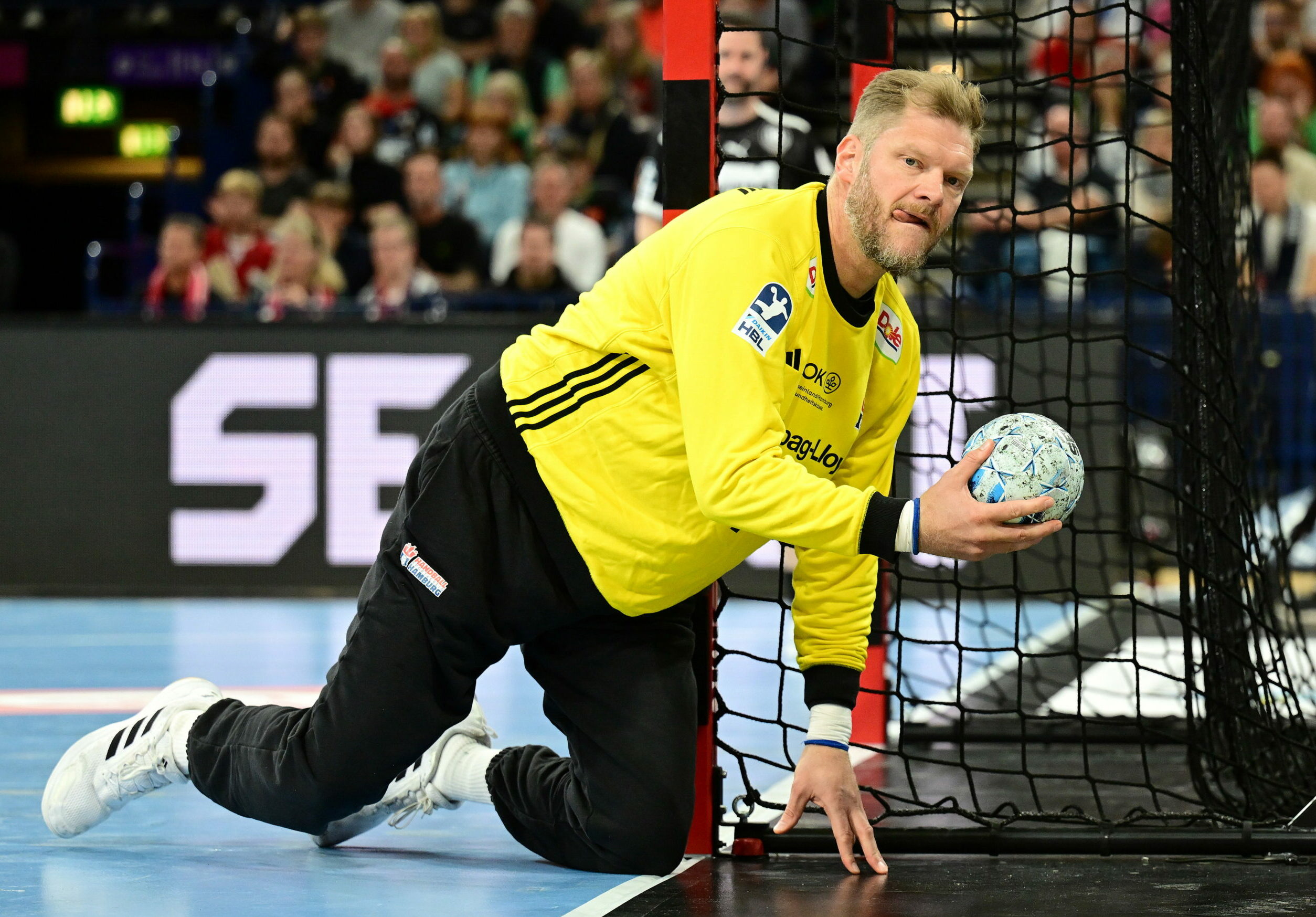 Johannes Bitter machte im Tor des HSV Hamburg kein gutes Spiel